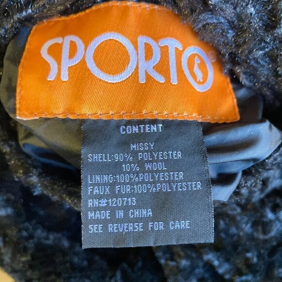 Sporto Reversable Cape, Fleece/ Faux Fur, One Size - Picture 3 of 12